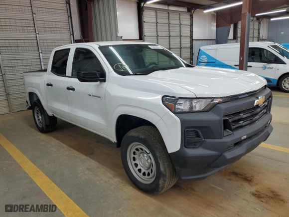 2023 Chevrolet Colorado 4WD Work Truck with VIN 1GCPTBEKXP1149354, listed as a Copart auction lot 45925375 with 18,804 mi miles and Salvage Title. Bid and sale history available at carsss.com. Image 4.