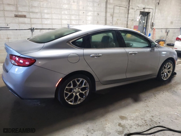 2015 Chrysler 200 C with VIN 1C3CCCEG7FN586286, listed as a Copart auction lot 50454725 with 158,586 mi miles and Clean Title. Bid and sale history available at carsss.com. Image 3.