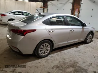 2020 Hyundai Accent SE with VIN 3KPC24A61LE094306, listed as a Copart auction lot 78224593 with 51,731 mi miles. Bid and sale history available at carsss.com. Image 3.