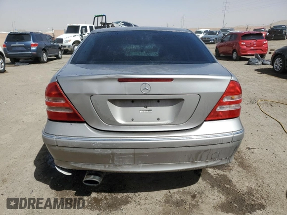 2004 Mercedes-Benz C 230 Kompressor with VIN WDBRF40J94A600164, listed as a Copart auction lot 49136345 with Not Provided miles and Salvage Title. Bid and sale history available at DreamBid. Image 6.