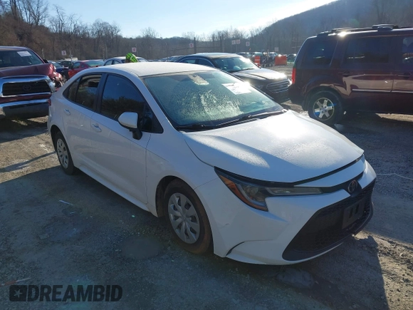 2021 Toyota Corolla L with VIN JTDDPMAE8MJ174820, listed as a IAAI auction lot 41565395 with 77,808 mi miles and . Bid and sale history available at DreamBid. Image 1.
