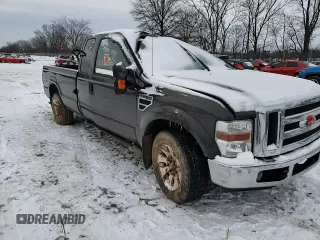 2008 Ford Super Duty F-250 SRW XL with VIN 1FTSX20YX8ED36243, listed as a Copart auction lot 45723875 with Not Provided miles and Salvage Title. Bid and sale history available at carsss.com. Image 11.