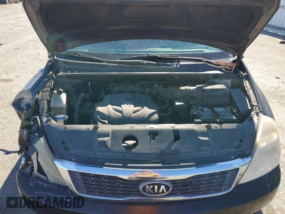 2012 Kia Sedona LX with VIN KNDMG4C79C6476519, listed as a Copart auction lot 67758564 with 173,308 mi miles and Salvage Title. Bid and sale history available at carsss.com. Image 13.
