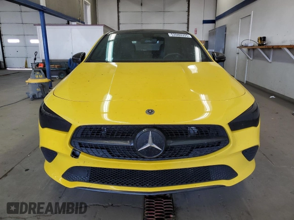 2020 Mercedes-Benz CLA 250 with VIN WDD5J4GB6LN059245, listed as a Copart auction lot 53980555 with 53,927 mi miles and Salvage Title. Bid and sale history available at DreamBid. Image 5.