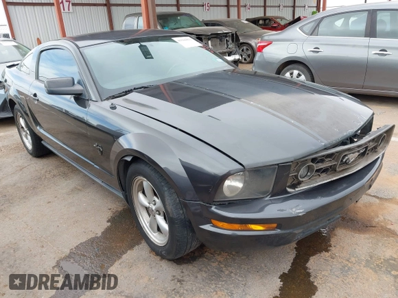 2009 Ford Mustang with VIN 1ZVHT80N295101977, listed as a IAAI auction lot 41566811 with 215,250 mi miles and . Bid and sale history available at carsss.com. Image 1.