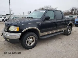 2001 Ford F-150 SuperCrew XLT with VIN 1FTRW08L41KC43045, listed as a Copart auction lot 43634255 with 191,262 mi miles and Salvage Title. Bid and sale history available at carsss.com. Image 1.
