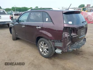 2012 Kia Sorento SX with VIN 5XYKWDA23CG267954, listed as a IAAI auction lot 42430295 with 137,038 mi miles and . Bid and sale history available at DreamBid. Image 3.