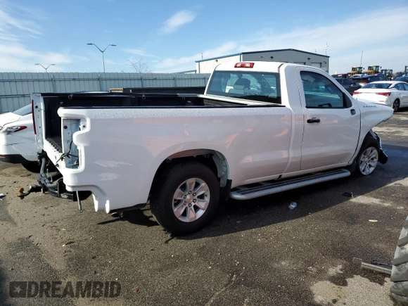 2024 Chevrolet Silverado 1500 Work Truck with VIN 3GCNAAED9RG277226, listed as a Copart auction lot 49495605 with 0 mi miles and Clean Title. Bid and sale history available at carsss.com. Image 3.