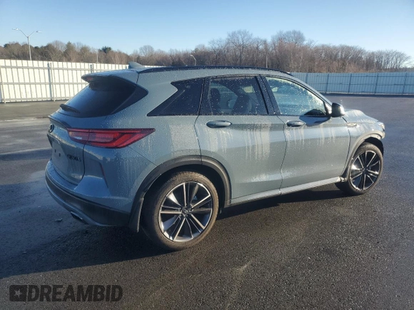 2024 Infiniti QX50 Sport with VIN 3PCAJ5FB1RF103854, listed as a Copart auction lot 82394704 with 4,137 mi miles and Salvage Title. Bid and sale history available at DreamBid. Image 3.