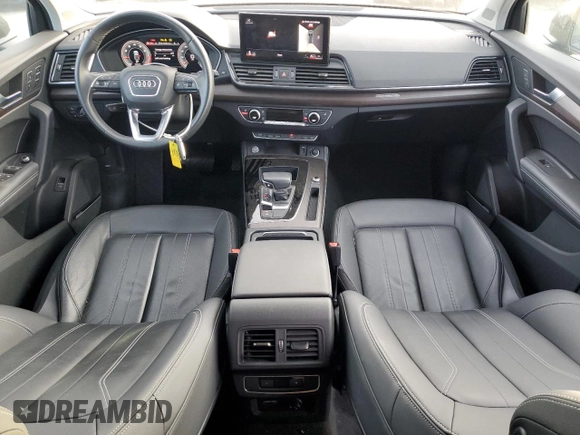2022 Audi Q5 S line Premium Plus with VIN WA1EAAFY6N2048694, listed as a Copart auction lot 88556535 with 34,009 mi miles and Salvage Title. Bid and sale history available at DreamBid. Image 8.