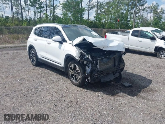 2020 Hyundai Santa Fe SEL with VIN 5NMS3CAAXLH197594, listed as a IAAI auction lot 40759270 with 88,156 mi miles. Bid and sale history available at carsss.com. Image 1.
