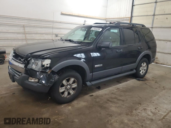 2006 Ford Explorer XLT z VIN 1FMEU73E06UB02857, wystawiony jako Copart lot #57403205 z przebiegiem 186 605 mil mil oraz Szkoda całkowita • Salvage title. Historia ofert i sprzedaży dostępna na DreamBid. Obrazek 1.