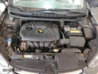 2013 Hyundai Elantra Limited PZEV with VIN 5NPDH4AE7DH432489, listed as a Copart auction lot 46464445 with 76,133 mi miles and Salvage Title. Bid and sale history available at carsss.com. Image 11.