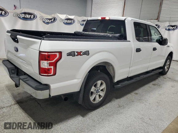 2018 Ford F-150 XL with VIN 1FTFW1E53JFC71488, listed as a Copart auction lot 62917705 with 164,587 mi miles and Clean title. Bid and sale history available at DreamBid. Image 3.