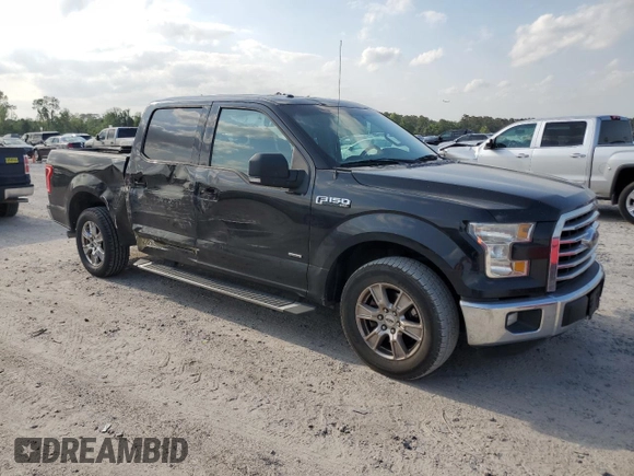 2015 Ford F-150 XL with VIN 1FTEW1CP2FKF01388, listed as a Copart auction lot 53575735 with 236,719 mi miles and Salvage title. Bid and sale history available at DreamBid. Image 4.