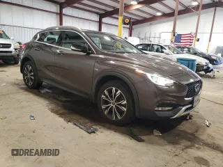 2017 Infiniti QX30 Luxury with VIN SJKCH5CR2HA030567, listed as a Copart auction lot 58141504 with 46,106 mi miles and Salvage Title. Bid and sale history available at carsss.com. Image 4.