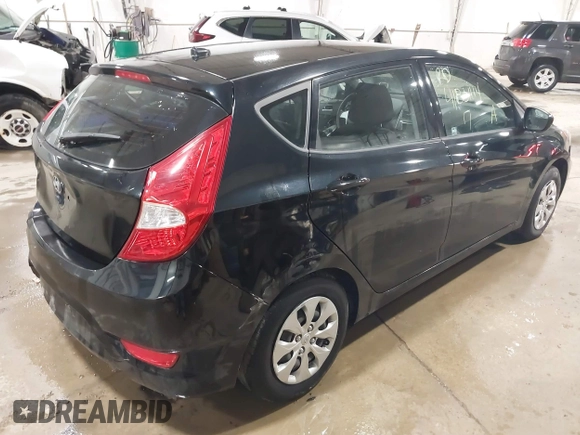 2017 Hyundai Accent SE with VIN KMHCT5AE2HU321940, listed as a IAAI auction lot 41801114 with 34,123 mi miles. Bid and sale history available at carsss.com. Image 4.