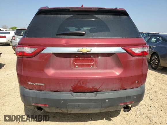 2020 Chevrolet Traverse LT Cloth with VIN 1GNERGKW8LJ288040, listed as a Copart auction lot 50026765 with 50,776 mi miles and Salvage Title. Bid and sale history available at carsss.com. Image 6.