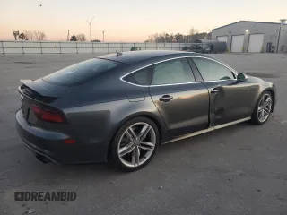 2016 Audi S7 with VIN WAUW2AFC1GN010008, listed as a Copart auction lot 88571445 with 126,480 mi miles and Salvage Title. Bid and sale history available at carsss.com. Image 3.
