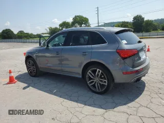2014 Audi SQ5 Prestige with VIN WA1VGAFPXEA097666, listed as a Copart auction lot 62520445 with 89,596 mi miles and Salvage title. Bid and sale history available at DreamBid. Image 2.