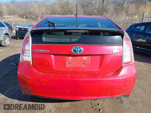 2013 Toyota Prius One with VIN JTDKN3DU9D5661513, listed as a IAAI auction lot 41721352 with 265,019 mi miles. Bid and sale history available at carsss.com. Image 16.