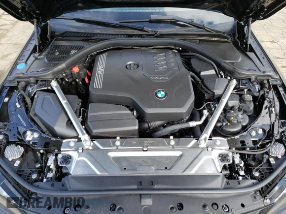 2023 BMW 4 Series 430i with VIN WBA53AP04PCM27891, listed as a Copart auction lot 44820863 with 119 mi miles and . Bid and sale history available at DreamBid. Image 12.
