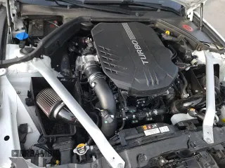 2022 Genesis G70 Launch Edition with VIN KMTG14TEXNU081102, listed as a Copart auction lot 61420155 with 38,405 mi miles and Salvage title. Bid and sale history available at DreamBid. Image 15.