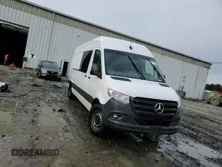 2024 Mercedes-Benz Sprinter with VIN W1W4NCHY0RT170258, listed as a Copart auction lot 43573275 with 36,369 mi miles and Salvage Title. Bid and sale history available at DreamBid. Image 14.