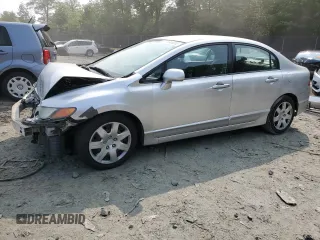 2006 Honda Civic LX with VIN 2HGFA165X6H504853, listed as a Copart auction lot 58480545 with Not provided miles and Salvage title. Bid and sale history available at DreamBid. Image 1.