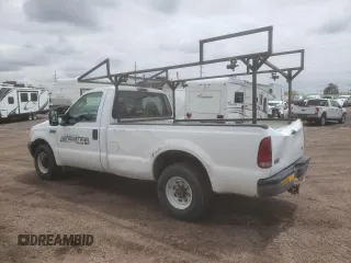 2004 Ford F-250 XL with VIN 3FTNF20L64MA01229, listed as a Copart auction lot 54612984 with 408,254 mi miles and Clean title. Bid and sale history available at DreamBid. Image 2.