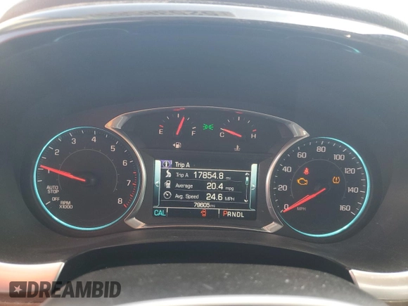 2018 Chevrolet Traverse High Country with VIN 1GNEVKKWXJJ166954, listed as a Copart auction lot 52538585 with 79,605 mi miles and Salvage Title. Bid and sale history available at carsss.com. Image 9.