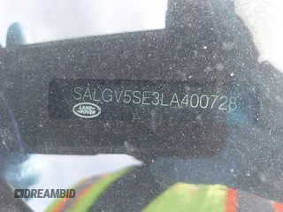 2020 Land Rover Range Rover Autobiography с VIN SALGV5SE3LA400728, выставлен на аукционе IAAI как лот 42216063 с пробегом 68 371 миль миль и . История ставок и продаж доступна на DreamBid. Изображение 9.