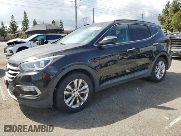 2017 Hyundai Santa Fe Sport 2.0T with VIN 5NMZU4LA9HH039205, listed as a Copart auction lot 51865695 with 176,842 mi miles and Clean Title. Bid and sale history available at carsss.com. Image 1.