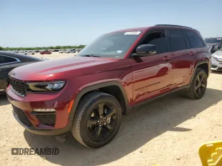 2023 Jeep Grand Cherokee Limited with VIN 1C4RJGBG0PC534891, listed as a Copart auction lot 52334955 with 24,760 mi miles and Clean title. Bid and sale history available at DreamBid. Image 1.