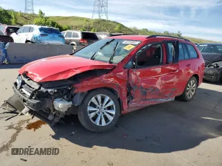 2017 Volkswagen Golf SportWagen S with VIN 3VW017AU6HM522757, listed as a Copart auction lot 55205064 with Not Provided miles and Salvage Title. Bid and sale history available at carsss.com. Image 1.