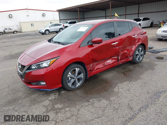 2022 Nissan LEAF SV Plus with VIN 1N4BZ1CV1NC563565, listed as a IAAI auction lot 41793070 with 32,398 mi miles and . Bid and sale history available at DreamBid. Image 17.