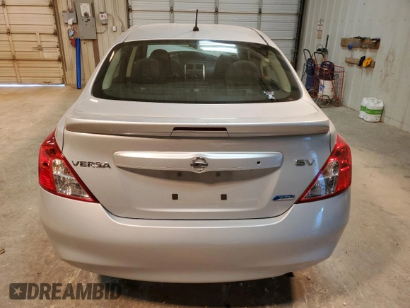 2014 Nissan Versa SV with VIN 3N1CN7AP4EK462163, listed as a Copart auction lot 50093255 with 46,680 mi miles and Salvage Title. Bid and sale history available at DreamBid. Image 6.