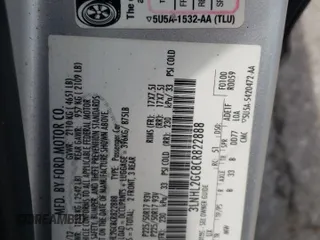 2012 Lincoln MKZ with VIN 3LNHL2GC8CR822888, listed as a Copart auction lot 63281345 with 134,068 mi miles and Salvage title. Bid and sale history available at DreamBid. Image 12.