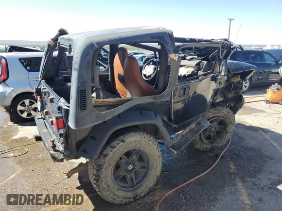 2002 Jeep Wrangler X with VIN 1J4FA39S12P748127, listed as a Copart auction lot 66538073 with Not Provided miles and Non Repairable. Bid and sale history available at carsss.com. Image 3.