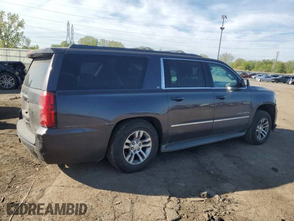 2015 Chevrolet Suburban LT z VIN 1GNSKJKC2FR508045, wystawiony jako Copart lot #56676985 z przebiegiem 120 436 mil mil oraz Szkoda całkowita • Salvage title. Historia ofert i sprzedaży dostępna na DreamBid. Obrazek 3.