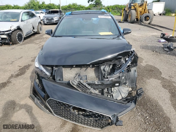 2020 Hyundai Elantra GT N Line with VIN KMHH55LCXLU135566, listed as a Copart auction lot 62126094 with 83,412 mi miles and Salvage Title. Bid and sale history available at carsss.com. Image 5.