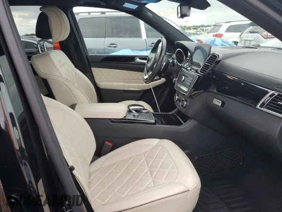 2017 Mercedes-Benz GLS 550 with VIN 4JGDF7DE0HA973881, listed as a Copart auction lot 73642754 with Not Provided miles and Salvage Title. Bid and sale history available at DreamBid. Image 5.