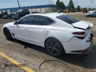 2023 Genesis G70 3.3T with VIN KMTG54TE9PU104764, listed as a Copart auction lot 66614024 with 36,983 mi miles and Salvage Title. Bid and sale history available at carsss.com. Image 2.