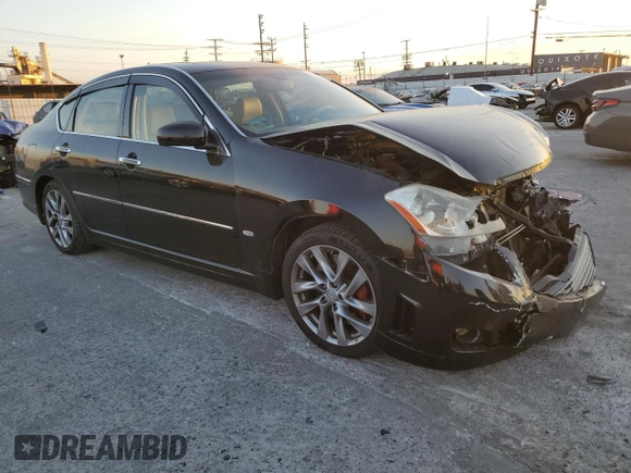 2009 Infiniti M with VIN JNKCY01E69M801908, listed as a Copart auction lot 88207735 with 90,163 mi miles and Salvage Title. Bid and sale history available at DreamBid. Image 4.