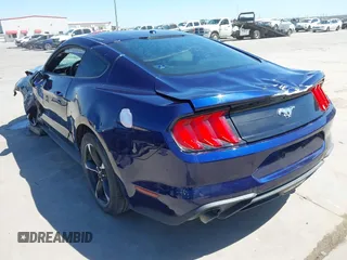 2020 Ford Mustang EcoBoost with VIN 1FA6P8TH6L5124180, listed as a IAAI auction lot 41702327 with 21,460 mi miles. Bid and sale history available at carsss.com. Image 3.
