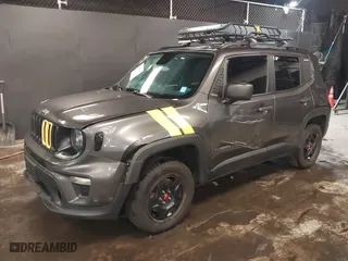2019 Jeep Renegade Sport with VIN ZACNJBAB4KPK79364, listed as a IAAI auction lot 41593126 with 129,902 mi miles. Bid and sale history available at carsss.com. Image 17.