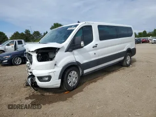 2023 Ford Transit Passenger XL с VIN 1FBAX2Y82PKA53310, выставлен на аукционе Copart как лот 58484565 с пробегом Не указан миль и Списание • Salvage title. История ставок и продаж доступна на DreamBid. Изображение 1.