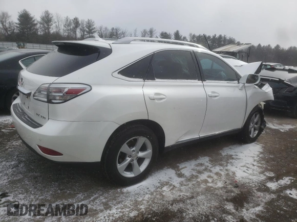 2011 Lexus RX 350 with VIN 2T2BK1BA3BC119969, listed as a Copart auction lot 46165455 with Not Provided miles and Salvage Title. Bid and sale history available at DreamBid. Image 3.