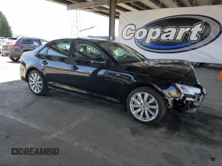 2018 Audi A4 Premium with VIN WAUDNAF45JN009698, listed as a Copart auction lot 56996875 with 39,134 mi miles and Salvage title. Bid and sale history available at DreamBid. Image 4.