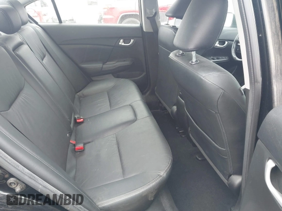 2015 Honda Civic Sedan EX-L with VIN 19XFB2F95FE047952, listed as a IAAI auction lot 41803118 with 1 mi miles. Bid and sale history available at carsss.com. Image 8.